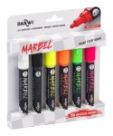 Zestaw 6 markerów MARBEL 4mm Fluo