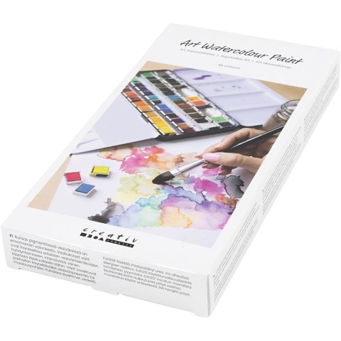Farby akwarelowe 48 półkostek