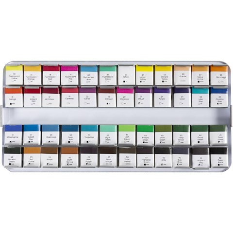 Farby akwarelowe 48 półkostek