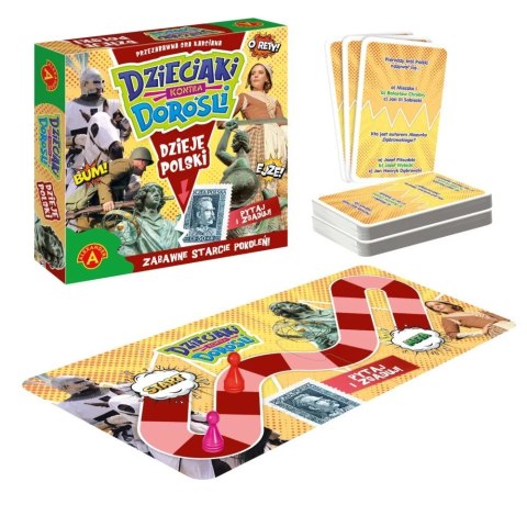 Gra Dzieje Polski. Dzieciaki kontra Dorośli.