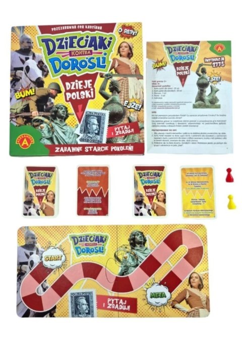Gra Dzieje Polski. Dzieciaki kontra Dorośli.