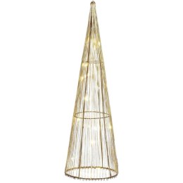 CHOINKA DEKORACYJNA ZŁOTA LED CIEPŁY BIAŁY 40CM