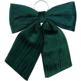 KOKARDA DEKORACYJNA ZIELONA 32x40x3CM MICA
