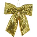 KOKARDA DEKORACYJNA ZŁOTA 39x50CM MICA