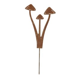 Metalowe grzybki na piku h27 cm