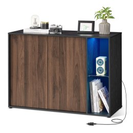 Szafka RTV z oświetleniem LED RGB