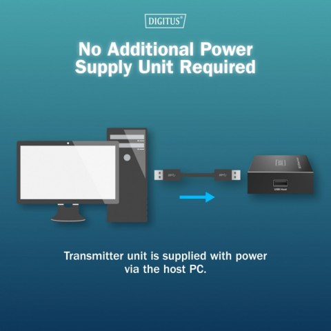 Przedłużacz (extender) po skrętce kat.6 USB 2.0 do 150m, 4x USB-A do 480 Mbps, 1x RJ45 (Gigabit Ethernet) - zestaw (odbiornik/na