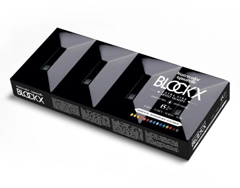 Farby akwarelowe tubki BLOCKX 15x5 ml