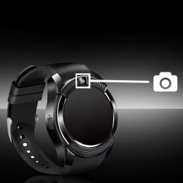 Smartwatch zegarek multifunkcyjny na kartę SIM z aparatem BT microSD