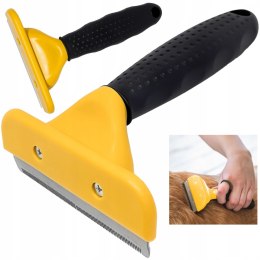 Szczotka zgrzebło trymer do usuwania sierści zwierząt psa kota 10 cm