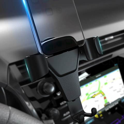 Uchwyt uniwersalny samochodowy na telefon do kratki nawiewu 4-6.5''