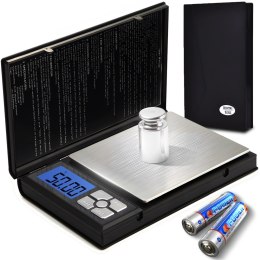 Waga jubilerska precyzyjna zamykana na baterie 0.01-500g / 0.01g