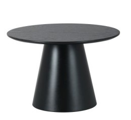 Okrągły stolik kawowy MILAN 60cm czarny