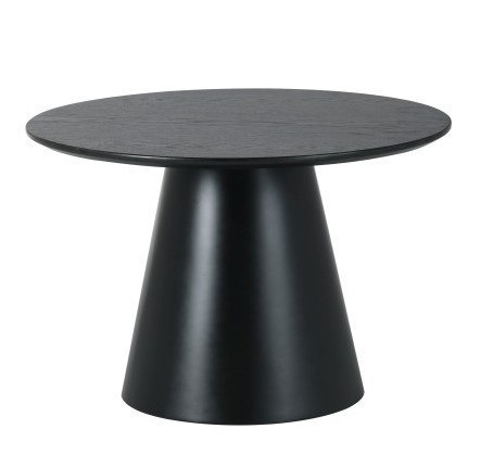 Okrągły stolik kawowy MILAN 60cm czarny