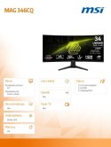 Monitor MAG 346CQ 34 cale/LED/UWQHD/Curved/180Hz/czarny
