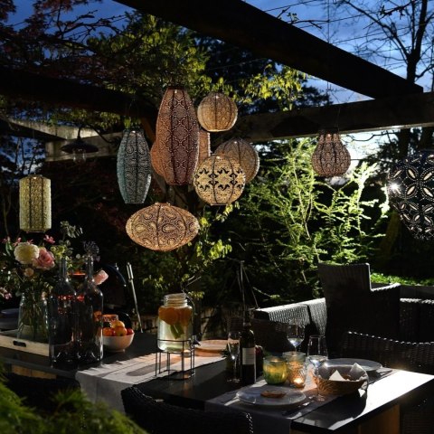 Lampion solarny Round 20 Copper