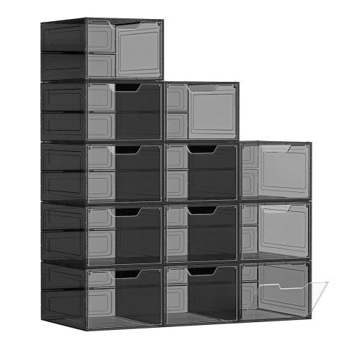 Zestaw 12 pojemnych pudełek na buty