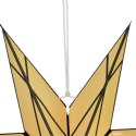 DEKORACJA PAPIEROWA GWIAZDA 50CM 7 RAMION KREMOWA