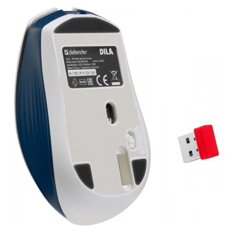 Mysz gamingowa bezprzewodowa DILA MM-282 RF 1800DPI 6P