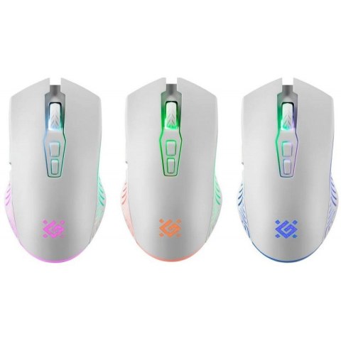 Mysz gamingowa bezprzewodowa PANDORA RF 3200DPI 7P biała