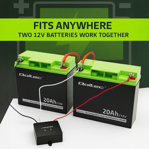 Balanser napięcia 24V do akumulatorów 2x12V | 5A | LiFePO4 AGM GEL