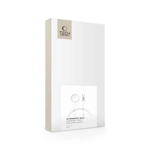 Ładowarka indukcyjna do Apple Watch USB-C 3W 1m - biała