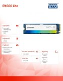 Dysk SSD PX600 Lite 256GB M.2 Gen4x4 NVMe 2280 3400/2000MB/s