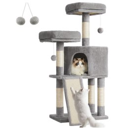 Stabilny drapak dla kota jasnoszary 115 cm