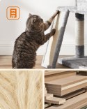 Stabilny drapak dla kota jasnoszary 115 cm
