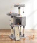 Stabilny drapak dla kota jasnoszary 115 cm