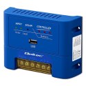 Solarny regulator ładowania MPPT 15A do zasilania odbiorników DC i ładowania akumulatorów 12V/24V | AGM