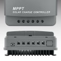 Solarny regulator ładowania MPPT z czujnikiem temperatury 10A | 12V/24V | LCD | 2xUSB | Bluetooth | APP | GEL | LiFePO4