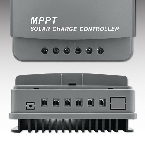Solarny regulator ładowania MPPT z czujnikiem temperatury 10A | 12V/24V | LCD | 2xUSB | Bluetooth | APP | GEL | LiFePO4