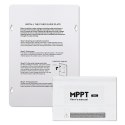 Solarny regulator ładowania MPPT z czujnikiem temperatury 10A | 12V/24V | LCD | 2xUSB | Bluetooth | APP | GEL | LiFePO4