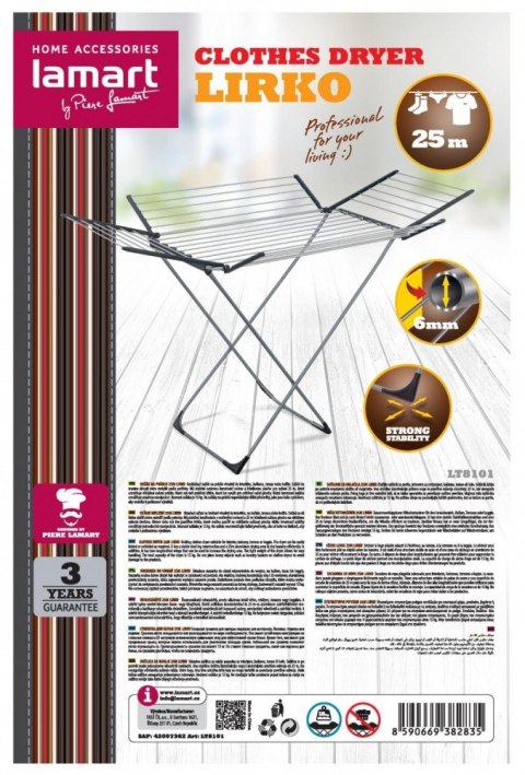 Suszarka uniwersalna LIRKO LT8101 powierzchnia 25 metrów