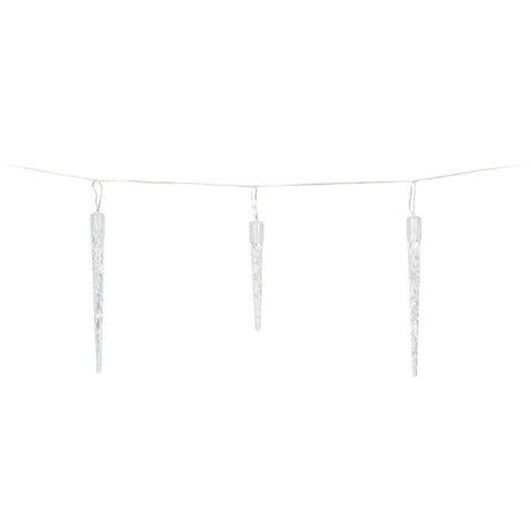 LAMPKI KURTYNA ŚWIETLNA SOPLE ZEW 72 LED CIEPŁY BIAŁY TIMER