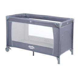 ŁÓŻECZKO TURYSTYCZNE SIMPLE DARK GREY HANKSKIDS