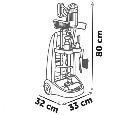 Wózek do sprzątania z odkurzaczem Rowenta