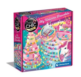 Crazy Chic Zestaw Koralików Bransoletki z Jednorożcem Clementoni 50882