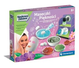 Naukowa Zabawa Zestaw DIY Maseczki Piękności Język Polski Clementoni 50901
