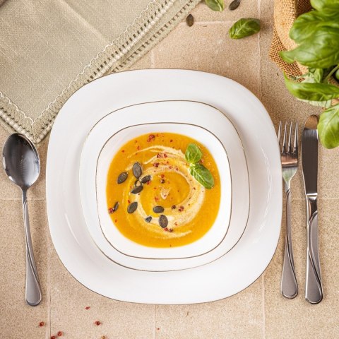 KOMPLET OBIADOWY TOPAZ DLA 6 OSÓB 18 ELEM. KINGHOFF KH-1923