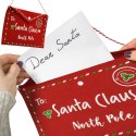 KOPERTA ŚWIĄTECZNA LIST DO ŚWIĘTEGO MIKOŁAJA FILCOWA 38x30CM SANTA CLAUS