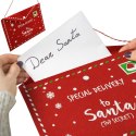 KOPERTA ŚWIĄTECZNA LIST DO ŚWIĘTEGO MIKOŁAJA FILCOWA 38x30CM SPECJAL DELIVERY