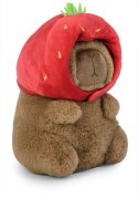 Maskotka Kapibara truskawkowa czapka 20 cm