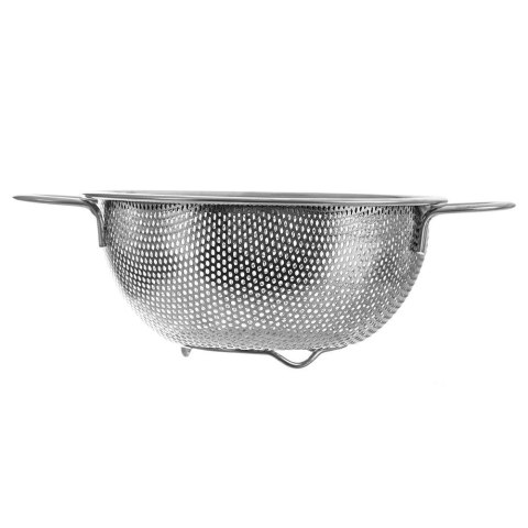 CEDZAK KUCHENNY Z UCHWYTAMI DURSZLAK STALOWY SITKO ANETT 16.5CM ORION 124476