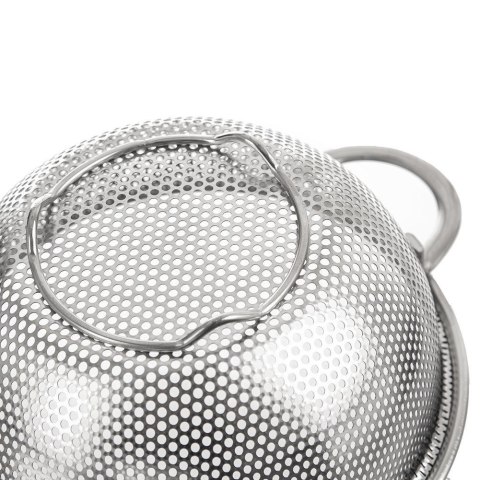 CEDZAK KUCHENNY Z UCHWYTAMI DURSZLAK STALOWY SITKO ANETT 16.5CM ORION 124476