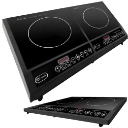 Kuchenka indukcyjna przenośna 2 pola grzewcze 4000 W