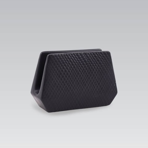 CERAMICZNY SERWETNIK STOJAK NA SERWETKI MAESTRO BLACK MR-20001-44