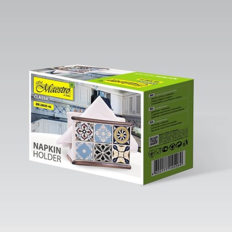 CERAMICZNY SERWETNIK STOJAK NA SERWETKI MAESTRO HOLIDAY IN PORTO MR-20005-44