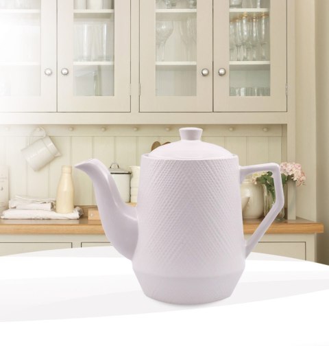 CERAMICZNY ZAPARZACZ DO KAWY I HERBATY 800ML MAESTRO WHITE MR-20002-08
